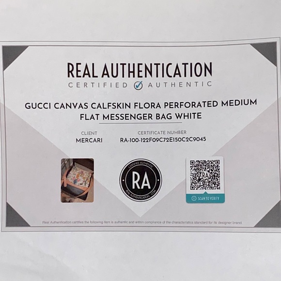 GUCCI FLORA Canvas Calfskin Medium Flat Messenger Bag Crossbody Shoulder Handbag - Picture 6 of 15